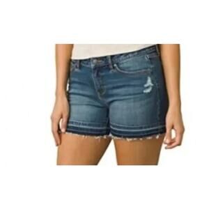 prAna women's distressed jeans shorts size 4/27